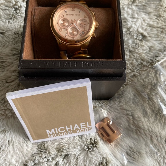 Michael Kors mixed metal and tortoise shell main image 5